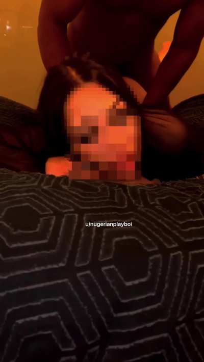 She begged for creampie 