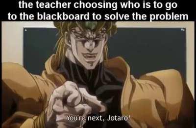 You're next, Jotaro! Prepare for solving the problem