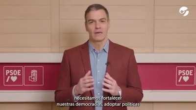 [Archivo] Como olvidar a Pedro Sanchez, actual presidente de España, mandó su apoyo a Sergio Massa durante las elecciones