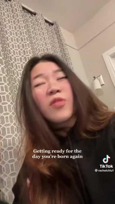 Using her mouth as a trumpet is amazing!