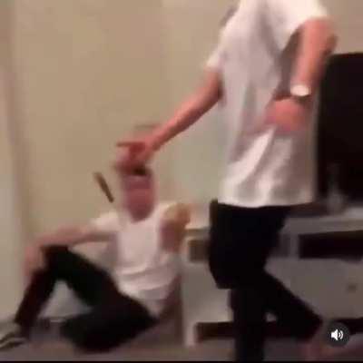 WCGW kicking a knife