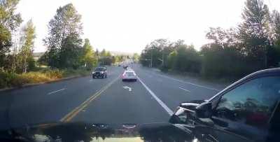 Claimed I “came flying out of nowhere”