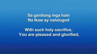 129 – NARITONG AKING HANDOG (PLEASE BEHOLD MY OFFERING)