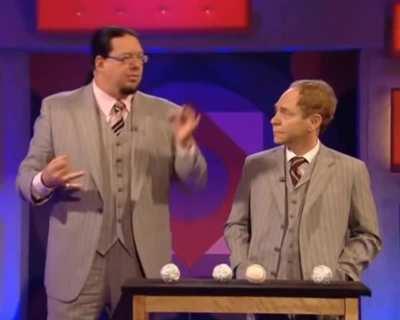 Pen & Teller Cups and Balls