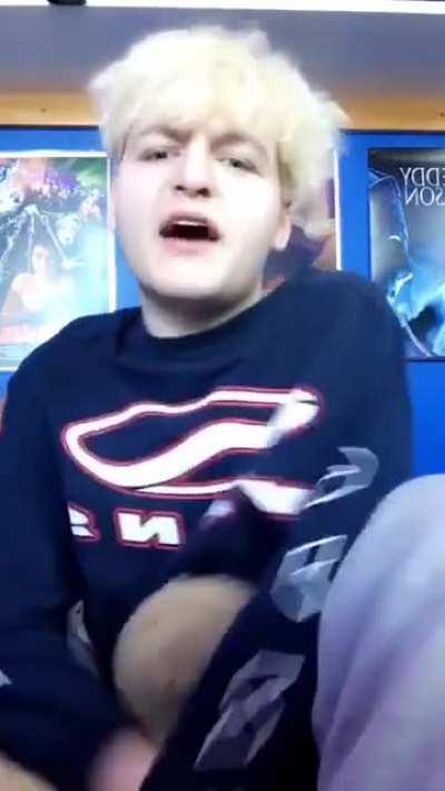 Can this kid act like a normal and functioning human for at least 5 minutes?.