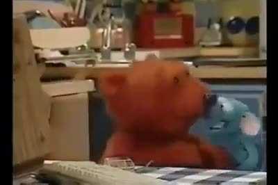 Blursed Bear In The Big Blue House