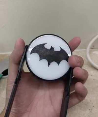 Making of bat man lamp