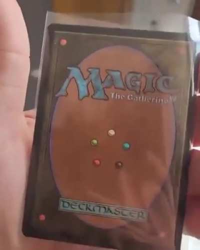 The guy who pulled “The One Ring” Magic card worth $2,600,000 took this video before sending it in for grading 