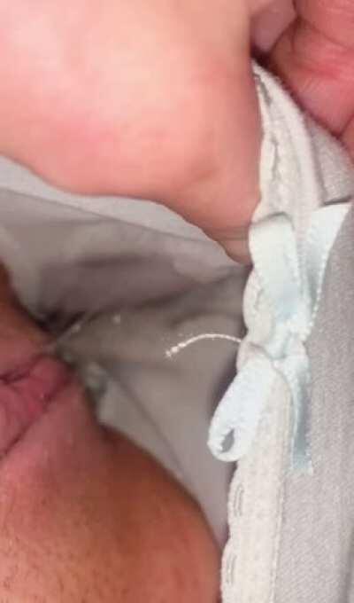 Inside my panties after I cum 😳