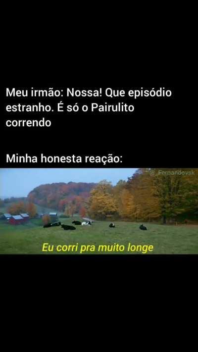 so queria correr por ai