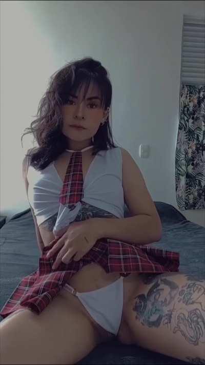 Can you imagine how creamy your cock gets while this teacher rides you?