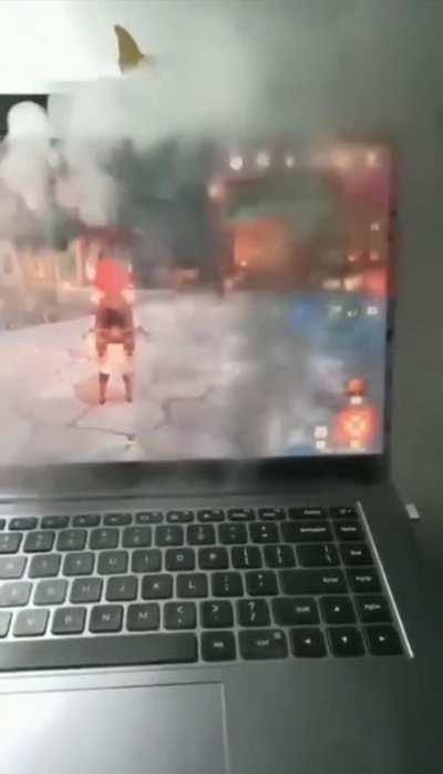 The arsonist strikes again