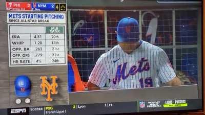 ESPN's Sunday Night Baseball... Matt Vasgersian and Alex Rodriguez just ramble on for 3+ minutes without acknowledging a single thing happening in the game. I hate announcers that think this is their podcast.