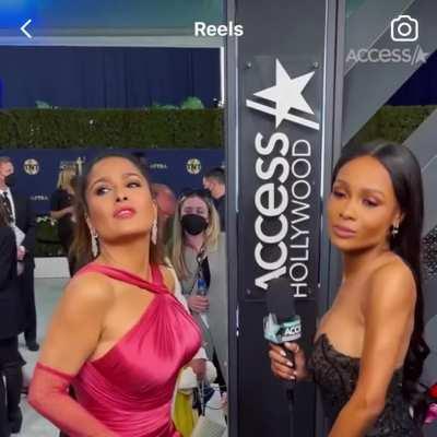 Looking busty today at the Screen Actors Guild Awards