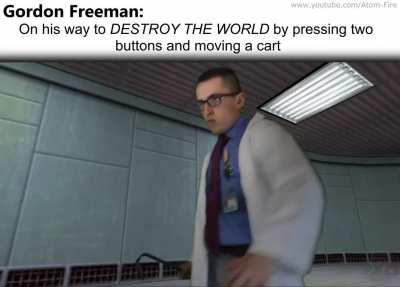 Gordon: On his way to DESTROY THE WORLD (Skit)