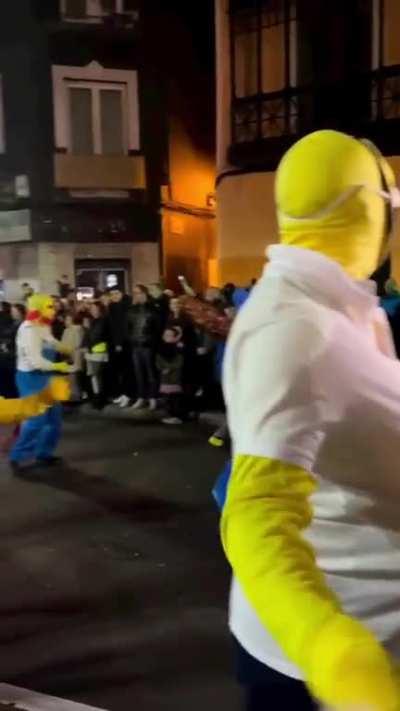 Pasacalles de carnaval en Zaragoza