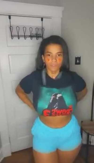 Lauren22hammelton perfect ebony drop tits