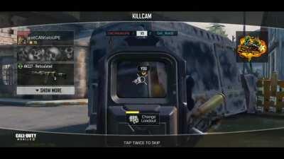 How can I report this aimbot hacker. /s