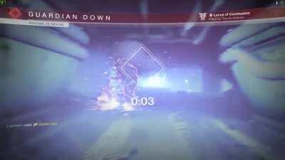 Hate to see it when trying solo flawles...