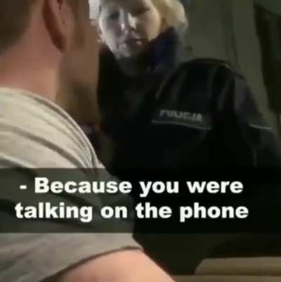 Talking on the phone