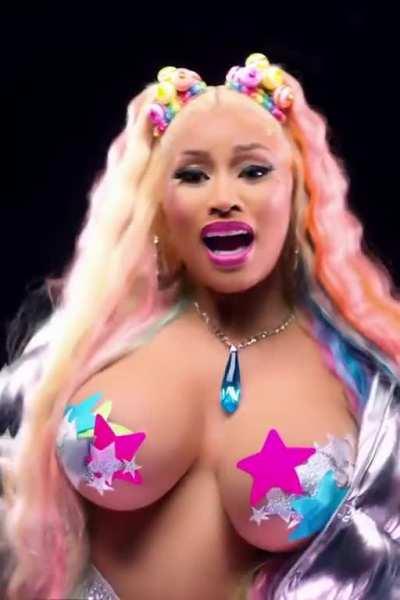 Nicki Minaj has the perfect body to jerk off to, such big tits and a fat ass
