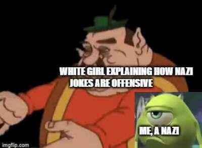 By the power of the white girl, I am offended on your behalf