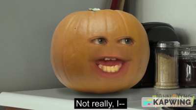 Annoying Orange - Crappy Captioned Plumpkin (AI-Voice)