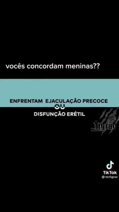 Concordam meninas?