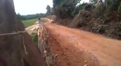 Brazilians can misteriously break the sound barrier when they fall of a bike