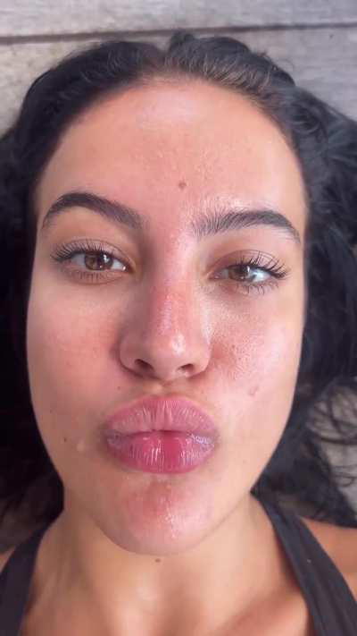 Ivy Harper Wet Spit Spitting Kiss Erotic Sensual Teasing Tempting Temptation Hot Sexy 