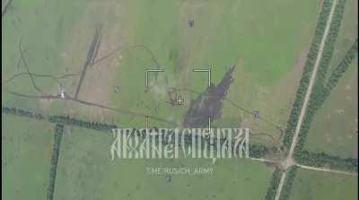 Destruction of UA vehicle column. 