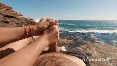 Mother Nature squirting all over us!we were quite sneaky!