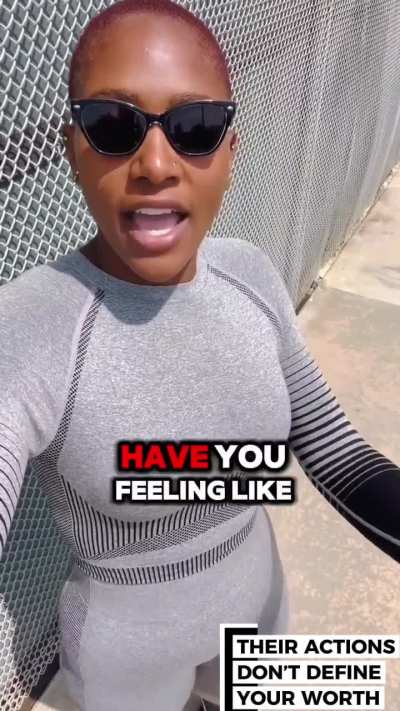 Other people’s actions are not the measure of your worth. Remember, everyone wasn’t raised right.