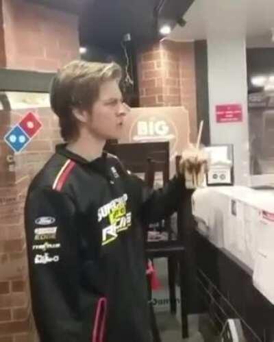 Dominos worker dies