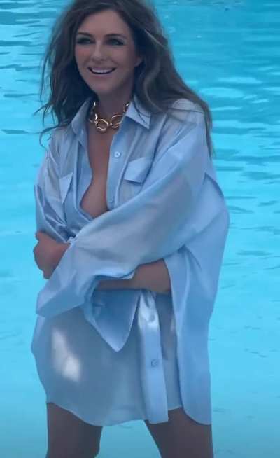 Behind the scenes, shooting for Maxim. IG post on Sept 21, 2024