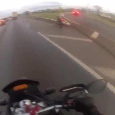 The enemy despises motorbikes