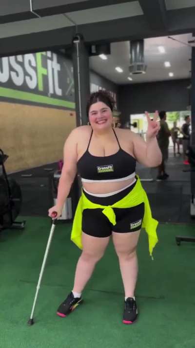 Shoutout to her for not giving up