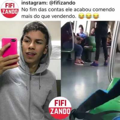 eu vendendo cervejas