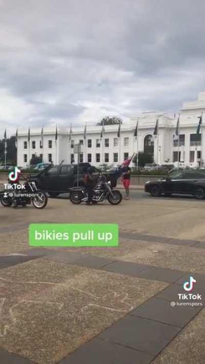 Make Australia Great Again? Bikies say no.