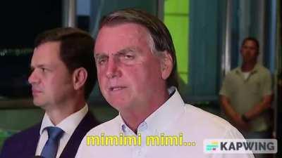 Bolsonaro jogou a toalha (agora legendado)
