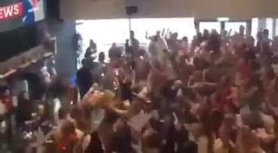 Vision has been released from a bar in Western Sydney yesterday.