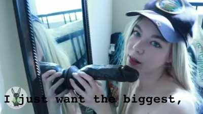 White girl goals be like;