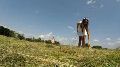 No Panties Badminton