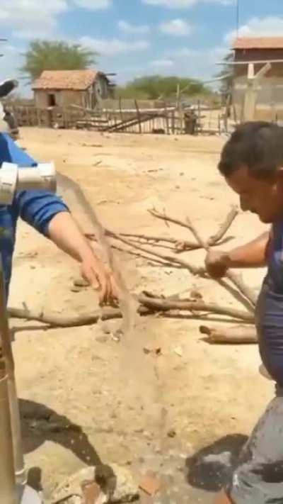 Thank you mayor for bringing us water