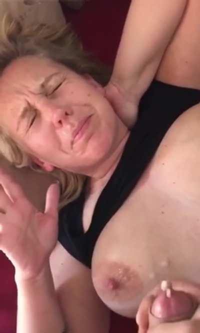 Big Titted Amateur Was Not Wanting It On Her Face