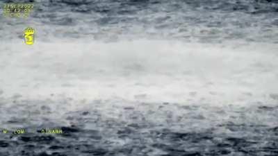 The Swedish coast guard published a video of the gas leaking from the Nord Stream pipelines