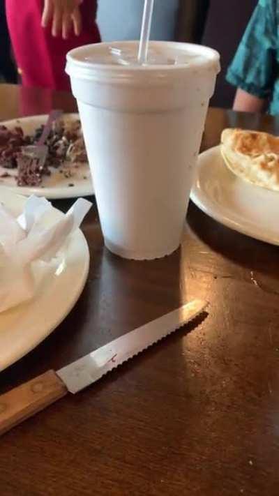 Random kid started climbing all over our table