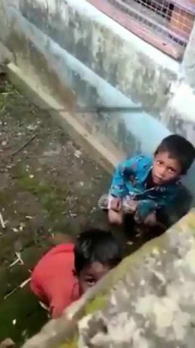 Least cigarette addicted indonesian kids.