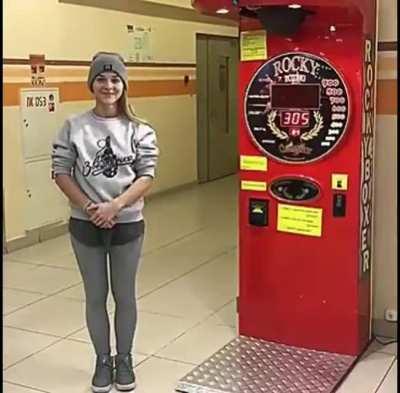 Bad intention, smashing punch machine.