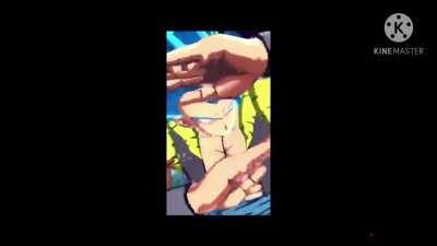 POV: Gogeta Blue has hit you with a Green Card
